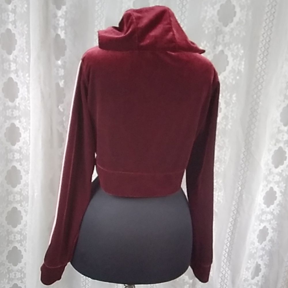 Rue21 Junior Belvet Burgundy And Pink Size XS Sweater - Picture 4 of 9